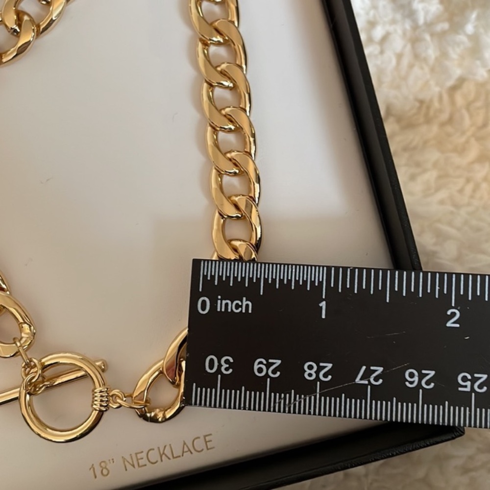 House of Harlow | NWT Gold Link Necklace - Picture 4 of 4